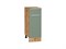 Шкаф нижний с 1-ой дверцей и ящиком Фьюжн Дуб Вотан, Silky Mint, 300 В*Ш*Г 816*300*480, фасад МДФ  Silky Mint, корпус  Дуб Вотан ms2510VVT_60940