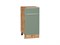 Шкаф нижний с 1-ой дверцей и ящиком Фьюжн Дуб Вотан, Silky Mint, 400 В*Ш*Г 816*400*480, фасад МДФ  Silky Mint, корпус  Дуб Вотан ms2510VVT_60947