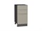 Шкаф нижний с 3-мя ящиками Фьюжн Graphite, Silky Grey, 400 В*Ш*Г 816*400*480, фасад МДФ  Silky Grey, корпус  Graphite ms2510VVT_52243