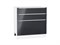 Шкаф нижний с 3-мя ящиками Фьюжн Белый, Anthracite, 800 В*Ш*Г 816*800*480, фасад МДФ  Anthracite, корпус  Белый ms2510VVT_36906