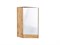 Шкаф нижний торцевой Фьюжн Дуб Вотан, Angel В*Ш*Г 816*296*554, фасад МДФ  Angel, корпус  Дуб Вотан ms2510VVT_61057