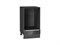 Шкаф нижний под духовку Фьюжн Graphite, Anthracite, 450 В*Ш*Г 816*450*476, фасад МДФ  Anthracite, корпус  Graphite ms2510VVT_67093