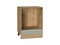 Шкаф нижний под духовку Фьюжн Дуб Вотан, Silky Grey, 600 В*Ш*Г 816*600*476, фасад МДФ  Silky Grey, корпус  Дуб Вотан ms2510VVT_60932