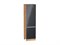Шкаф пенал с 2-мя дверцами Фьюжн Дуб Вотан, Anthracite, 2140, 600 В*Ш*Г 2132*600*576, фасад МДФ  Anthracite, корпус  Дуб Вотан ms2510VVT_60719