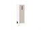 Шкаф нижний с 1-ой дверцей Фрейм Белый, Cream Silk, 200 В*Ш*Г 816*200*484, фасад МДФ  Cream Silk, корпус  Белый ms2510VVT_69878