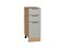 Кухонный гарнитур модульный Флэт-01 В*Ш*Г 2140*2600*600, фасад ЛДСП  Light Grey In 2S, корпус  Дуб Вотан, столешница  Дуб сонома ms2510VVT_77689