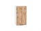 Кухонный гарнитур модульный Флэт-01 В*Ш*Г 2140*2600*600, фасад ЛДСП  Wotan Oak 2S/Temple Stone 2S, корпус  Белый, столешница  Мрамор черный ms2510VVT_52946