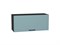 Шкаф верхний горизонтальный Флэт Graphite, Grey-green In 2S, 360, 800 В*Ш*Г 358*800*318, фасад ЛДСП  Grey-green In 2S, корпус  Graphite ms2510VVT_56884