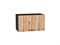 Шкаф верхний горизонтальный Флэт Graphite, Wotan Oak 2S, 360, 600 В*Ш*Г 358*600*318, фасад ЛДСП  Wotan Oak 2S, корпус  Graphite ms2510VVT_52583