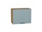Шкаф верхний горизонтальный Флэт Дуб Вотан, Grey-green In 2S, 460, 600 В*Ш*Г 458*600*318, фасад ЛДСП  Grey-green In 2S, корпус  Дуб Вотан ms2510VVT_62385