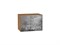 Шкаф верхний горизонтальный Флэт Дуб Вотан, Temple Stone 2S, 360, 500 В*Ш*Г 358*500*318, фасад ЛДСП  Temple Stone 2S, корпус  Дуб Вотан ms2510VVT_62369