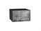 Шкаф верхний горизонтальный глубокий Флэт Graphite, Temple Stone 2S, 600 В*Ш*Г 358*600*574, фасад ЛДСП  Temple Stone 2S, корпус  Graphite ms2510VVT_52574