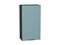 Шкаф верхний с 1-ой дверцей Флэт Graphite, Grey-green In 2S, 920, 500 В*Ш*Г 920*500*318, фасад ЛДСП  Grey-green In 2S, корпус  Graphite ms2510VVT_56914