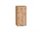 Шкаф верхний с 1-ой дверцей Флэт Дуб Вотан, Wotan Oak 2S, 720, 350 В*Ш*Г 716*350*318, фасад ЛДСП  Wotan Oak 2S, корпус  Дуб Вотан ms2510VVT_65167