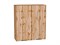 Шкаф верхний с 2-мя дверцами Флэт Дуб Вотан, Wotan Oak 2S, 920, 800 В*Ш*Г 920*800*318, фасад ЛДСП  Wotan Oak 2S, корпус  Дуб Вотан ms2510VVT_62480