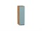 Шкаф верхний бутылочница Флэт Дуб Вотан, Grey-green In 2S, 720, 200 В*Ш*Г 716*200*318, фасад ЛДСП  Grey-green In 2S, корпус  Дуб Вотан ms2510VVT_62188