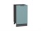 Шкаф нижний с 1-ой дверцей Флэт Graphite, Grey-green In 2S, 450 В*Ш*Г 816*450*478, фасад ЛДСП  Grey-green In 2S, корпус  Graphite ms2510VVT_56947