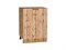 Шкаф нижний с 1-ой дверцей Флэт Дуб Вотан, Wotan Oak 2S, 600 В*Ш*Г 816*600*478, фасад ЛДСП  Wotan Oak 2S, корпус  Дуб Вотан ms2510VVT_62549