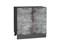 Шкаф нижний с 2-мя дверцами Флэт Graphite, Temple Stone 2S, 800 В*Ш*Г 816*800*478, фасад ЛДСП  Temple Stone 2S, корпус  Graphite ms2510VVT_52727