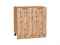 Шкаф нижний с 2-мя дверцами Флэт Дуб Вотан, Wotan Oak 2S, 800 В*Ш*Г 816*800*478, фасад ЛДСП  Wotan Oak 2S, корпус  Дуб Вотан ms2510VVT_62571