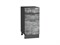 Шкаф нижний с 3-мя ящиками Флэт Graphite, Temple Stone 2S, 400 В*Ш*Г 816*400*478, фасад ЛДСП  Temple Stone 2S, корпус  Graphite ms2510VVT_52744