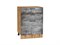 Шкаф нижний с 3-мя ящиками Флэт Дуб Вотан, Temple Stone 2S, 600 В*Ш*Г 816*600*478, фасад ЛДСП  Temple Stone 2S, корпус  Дуб Вотан ms2510VVT_62597