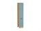 Шкаф пенал с 2-мя дверцами Флэт Дуб Вотан, Grey-green In 2S, 2140, 400 В*Ш*Г 2132*400*574, фасад ЛДСП  Grey-green In 2S, корпус  Дуб Вотан ms2510VVT_62637