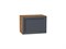 Шкаф верхний горизонтальный Сканди Дуб Вотан, Graphite Softwood, 500 В*Ш*Г 358*500*320, фасад МДФ  Graphite Softwood, корпус  Дуб Вотан ms2510VVT_62859