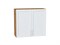 Шкаф верхний с 2-мя дверцами Сканди Дуб Вотан, White Softwood, 720, 800 В*Ш*Г 716*800*318, фасад МДФ  White Softwood, корпус  Дуб Вотан ms2510VVT_62942