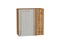 Шкаф верхний прямой угловой Сканди Дуб Вотан, Cappuccino Softwood, 720 В*Ш*Г 716*700*345, фасад МДФ  Cappuccino Softwood, корпус  Дуб Вотан ms2510VVT_62864