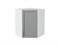 Шкаф верхний угловой Сканди Белый, Grey Softwood, 720 В*Ш*Г 716*600*600, фасад МДФ  Grey Softwood, корпус  Белый ms2510VVT_41683