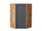 Шкаф верхний угловой Сканди Дуб Вотан, Graphite Softwood, 920 В*Ш*Г 920*600*600, фасад МДФ  Graphite Softwood, корпус  Дуб Вотан ms2510VVT_62981