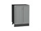 Шкаф нижний с 2-мя дверцами Сканди Graphite, Grey Softwood, 600 В*Ш*Г 816*600*480, фасад МДФ  Grey Softwood, корпус  Graphite ms2510VVT_41949