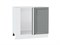 Шкаф нижний угловой Сканди Белый, Grey Softwood В*Ш*Г 816*890*480, фасад МДФ  Grey Softwood, корпус  Белый ms2510VVT_42036