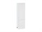 Шкаф пенал с 2-мя дверцами Сканди Белый, White Softwood, 2140, 600 В*Ш*Г 2132*600*576, фасад МДФ  White Softwood, корпус  Белый ms2510VVT_56287