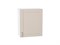 Шкаф верхний с 1-ой дверцей Лофт Белый, Cream Silk, 720, 600 В*Ш*Г 716*600*320, фасад МДФ  Cream Silk, корпус  Белый ms2510VVT_71439