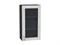 Шкаф верхний с 1-ой остекленной дверцей Лофт Graphite, Nordic Oak, 920, 500 В*Ш*Г 920*500*320, фасад МДФ/Стекло  Nordic Oak, корпус  Graphite ms2510VVT_40674