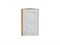 Шкаф верхний торцевой Лофт Дуб Вотан, Nordic Oak, 720 В*Ш*Г 716*300*306, фасад МДФ  Nordic Oak, корпус  Дуб Вотан ms2510VVT_62292