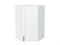 Шкаф верхний угловой Лофт Белый, Super White, 920 В*Ш*Г 920*600*600, фасад МДФ  Super White, корпус  Белый ms2510VVT_55267