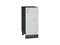 Шкаф нижний с 1-ой дверцей Лофт Graphite, Nordic Oak, 350 В*Ш*Г 816*350*480, фасад МДФ  Nordic Oak, корпус  Graphite ms2510VVT_65260
