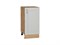 Шкаф нижний с 1-ой дверцей Лофт Дуб Вотан, Grey Silk, 400 В*Ш*Г 816*400*480, фасад МДФ  Grey Silk, корпус  Дуб Вотан ms2510VVT_69696