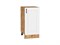 Шкаф нижний с 1-ой дверцей Лофт Дуб Вотан, Super White, 400 В*Ш*Г 816*400*480, фасад МДФ  Super White, корпус  Дуб Вотан ms2510VVT_63354