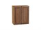 Шкаф верхний с 2-мя дверцами Шале Дуб Вотан, Brown Dreamline, 720, 600 В*Ш*Г 716*600*320, фасад МДФ  Brown Dreamline, корпус  Дуб Вотан ms2510VVT_61323