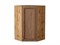 Шкаф верхний угловой Шале Дуб Вотан, Brown Dreamline, 920 В*Ш*Г 920*600*600, фасад МДФ  Brown Dreamline, корпус  Дуб Вотан ms2510VVT_61350