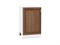 Шкаф нижний с 1-ой дверцей Шале Белый, Brown Dreamline, 500 В*Ш*Г 816*500*480, фасад МДФ  Brown Dreamline, корпус  Белый ms2510VVT_53960