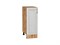 Шкаф нижний с 1-ой дверцей Шале Дуб Вотан, White Dreamline, 300 В*Ш*Г 816*300*480, фасад МДФ  White Dreamline, корпус  Дуб Вотан ms2510VVT_61363