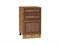 Шкаф нижний с 3-мя ящиками Шале Дуб Вотан, Brown Dreamline, 500 В*Ш*Г 816*500*480, фасад МДФ  Brown Dreamline, корпус  Дуб Вотан ms2510VVT_61392