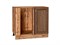 Шкаф нижний угловой Шале Дуб Вотан, Brown Dreamline В*Ш*Г 816*890*480, фасад МДФ  Brown Dreamline, корпус  Дуб Вотан ms2510VVT_61376