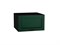 Шкаф верхний горизонтальный глубокий Дублин Graphite, Special Green, 600 В*Ш*Г 358*600*574, фасад МДФ  Special Green, корпус  Graphite ms2510VVT_72790