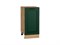 Шкаф нижний с 1-ой дверцей Дублин Дуб Вотан, Special Green, 400 В*Ш*Г 816*400*478, фасад МДФ  Special Green, корпус  Дуб Вотан ms2510VVT_73386